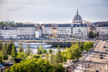 Vue de Nantes et de ses bâtiments — Agence BTP Diagnostics Nantes